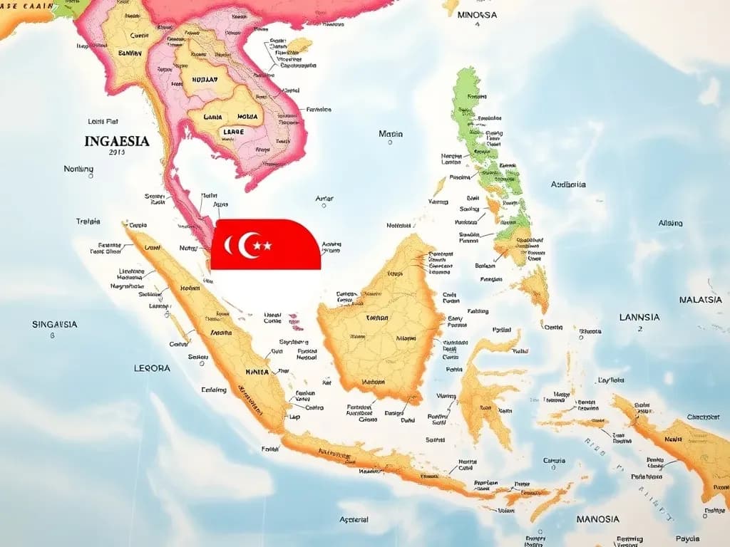 Gdzie leży Singapur na mapie? Odkryj jego strategiczne położenie